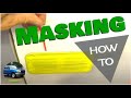How to Properly Mask a Car / Truck Body for Painting - Low Cost Approach