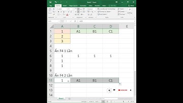 3 Cách Dùng F4 Trong Excel - Có Thể Bạn Chưa Biết!