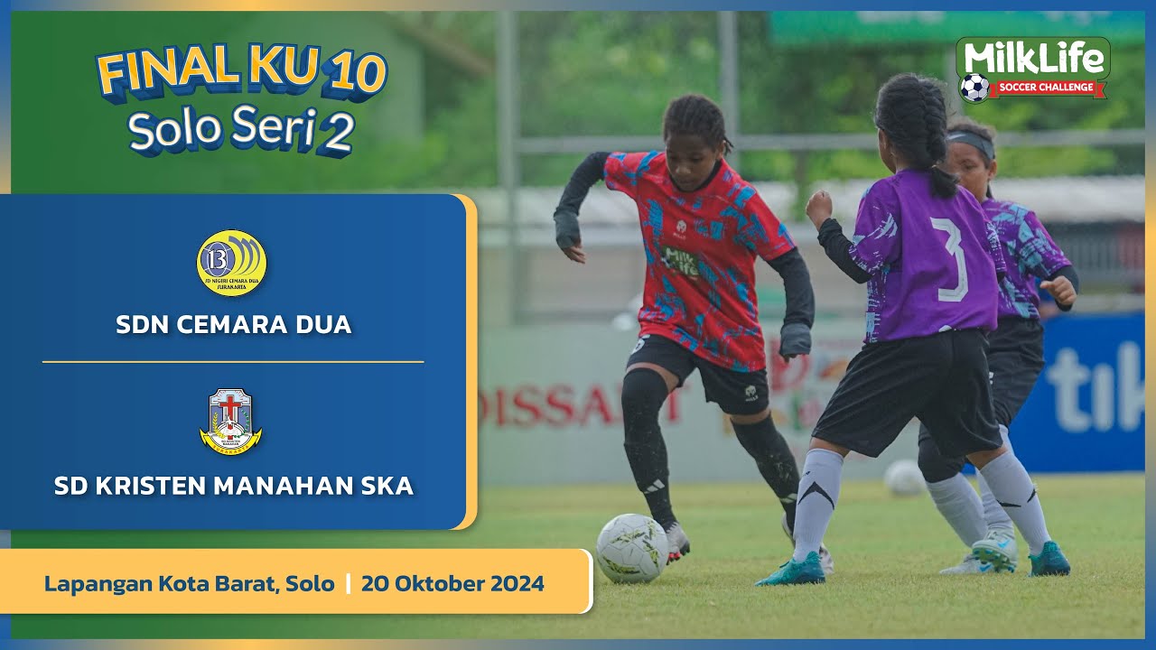 Pertandingan Final KU 10 SDN Cemara Dua vs SD Kristen Manahan Surakarta