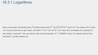 096  Chapter 16  Discrete logarithm