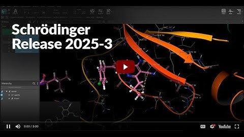 Schrödinger Release 2025-3 - New Features