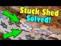 How to Remove Stuck Shed on Snakes