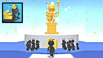 Tiny Run 3D 🐜🐜🐜 All Levels Gameplay Android, ios (Level 46-48)