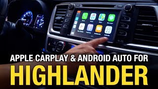 20142019 TOYOTA HIGHLANDER | Wired Apple CarPlay Android Auto | Install & Demo