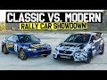 What’s Faster: Older Rally Car -OR- New Rally Car?? Ken Block Compares GC8 VS 2021 Subaru WRX STI