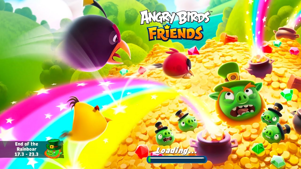 All-Levels 1-10 Angry Birds Friend (No-PowerUp) 17 Mar (T-1527) Three ...