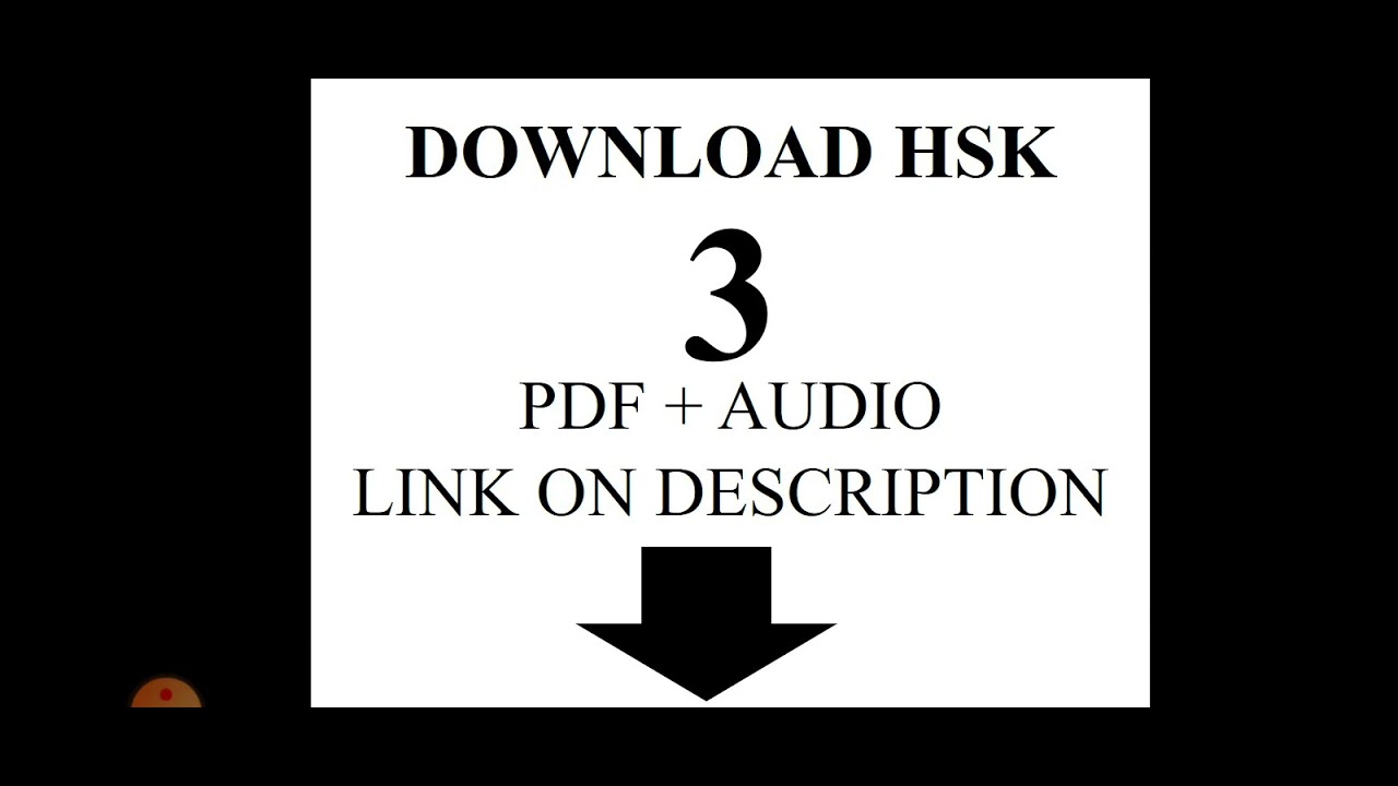 HSK 3 PDF and Audio - YouTube