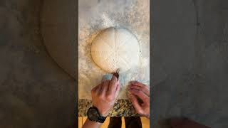 Scoring sourdough | Easy wheat stalk pattern