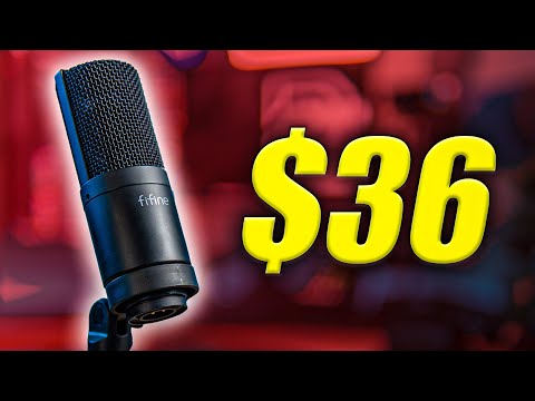 FiFine K669C XLR Condenser Mic Test / Review (vs K669D, AT2020