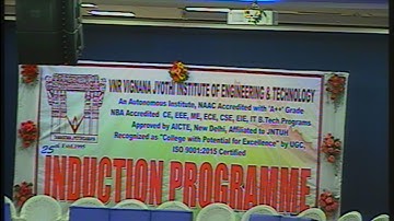 VNRVJIET 25TH INDUCTION PROGRAMME