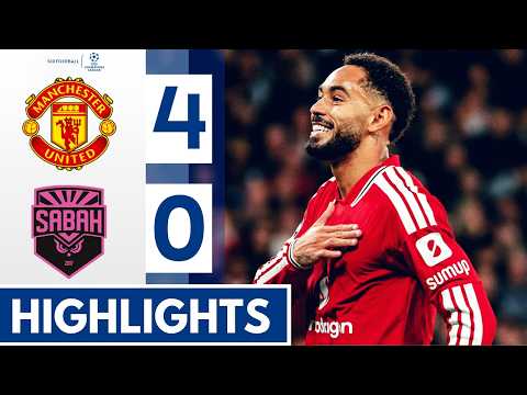 Manchester United vs Sabah FK 4-0 - Highlights - CL 26