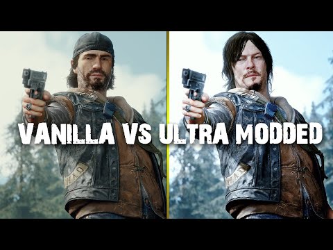 Days Gone PC 2023 Ultra Modded vs Vanilla Comparison