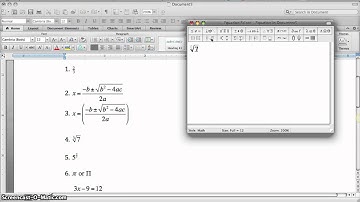 Microsoft Equation Editor