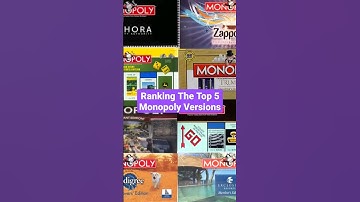 Ranking The Top 5 Monopoly Versions #shorts #monopoly