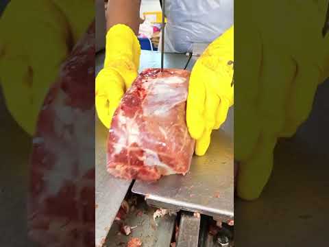 Beef meat cutting