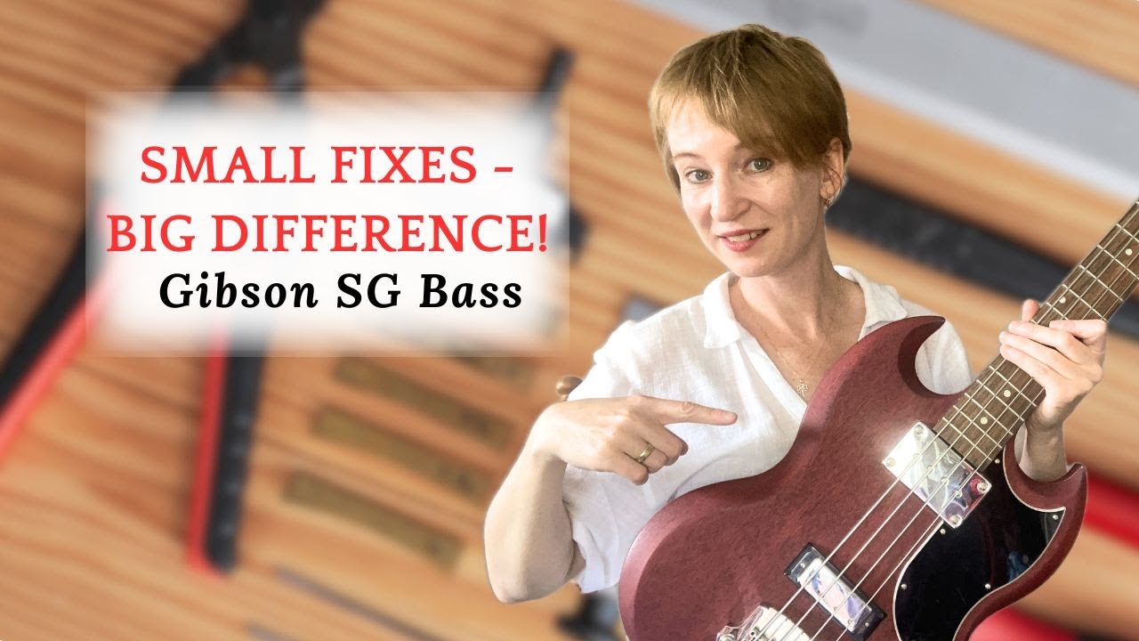 Gibson SG Bass Setup Upgrade: Straplocks, Strap & Cable - Before/After!