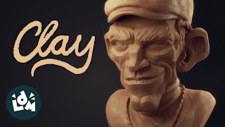 Render Nomad Sculpts as Clay in Blender