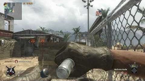 Black Ops - Ballistic Knife Across The Map Headshot