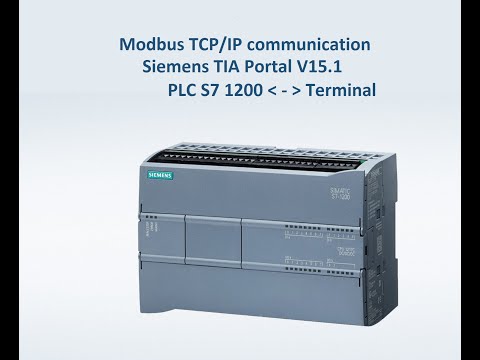 Siemens S7 1200 Modbus TCP communication with Windows client