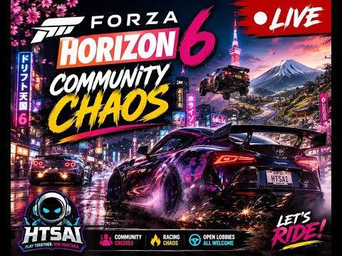 FORZA HORIZON 6 LIVE | Community Chaos Takes Over Japan