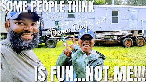 La journée la plus horrible de ma vie... ➡️JOUR DE DÉMONSTRATION !!!⬅️ | UNE FAMILLE RÉNOVE ENTIÈ...