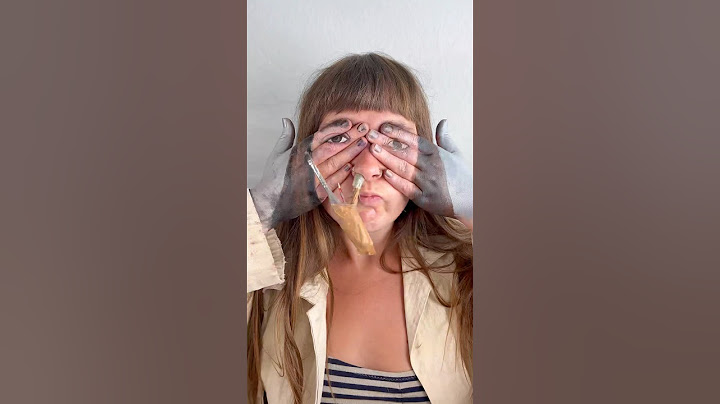Painting my face with my nose! #youtubeshorts #shortsfeed #shorts #painting #artist #art #painter