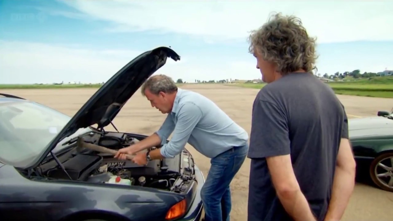 Видео чинит машину. Top Gear Jeremy Clarkson.