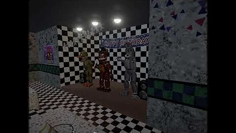 [FNAF/VHS] Withered animatronics movement test
