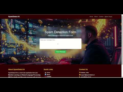 Spam Detection System | Machine Learning Project | Python | NLP | Flask