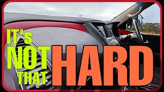 How to Vinyl Wrap Your Car Dash  Y62 Patrol