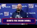 Giants Fire Coach Brian Daboll 🏈