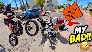 She BLAMED ME For Her ACCIDENT & Had A MENTAL BREAKDOWN! 👀 #bikelife