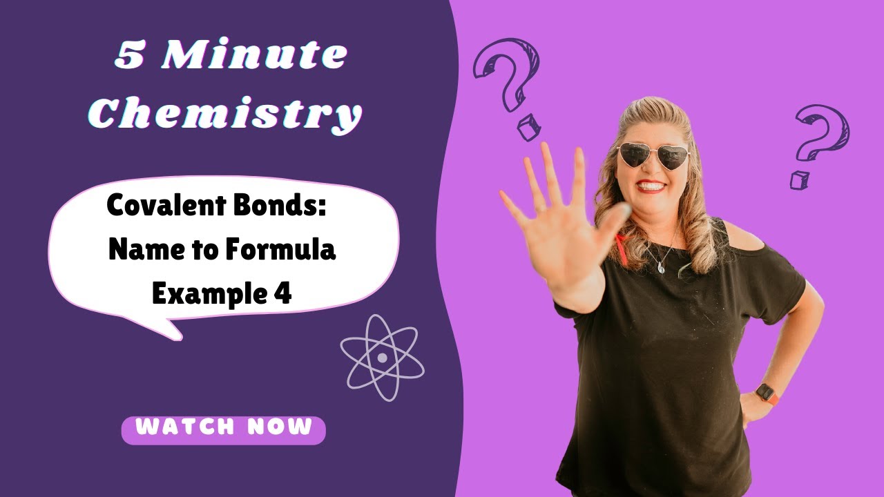 5 Min Chem | Silicon Dioxide - How to Write the Formula (SiO₂) | Covalent Compound Naming