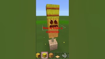 How to make a scarecrow minecraft build hack