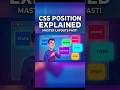 Understanding css positions 😃#learning #webdevelopment #cssposition