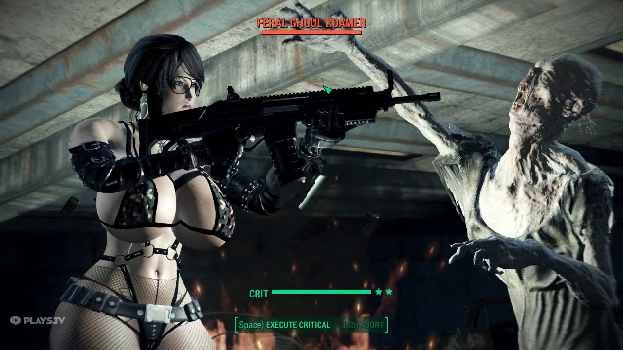 Fallout 4 NSFW mod - getting Exemplar's T-60c armor piece. 