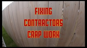 Properly Set Fence Posts/Fix Leaning Fence