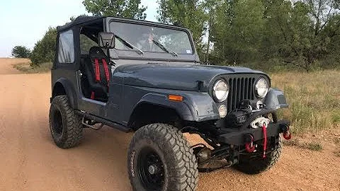 Jeep CJ7 EFI and Performance Steering Box Install