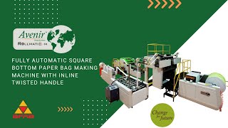 Avenir ROLLMATIC - M Fully Automatic Square Bottom Paper Bag Making Machine screenshot 5
