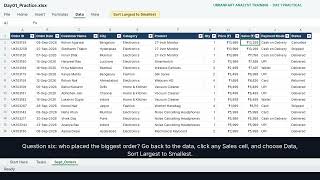 Day 1 Practical Walkthrough | Excel Data Analysis & Reporting for Beginners