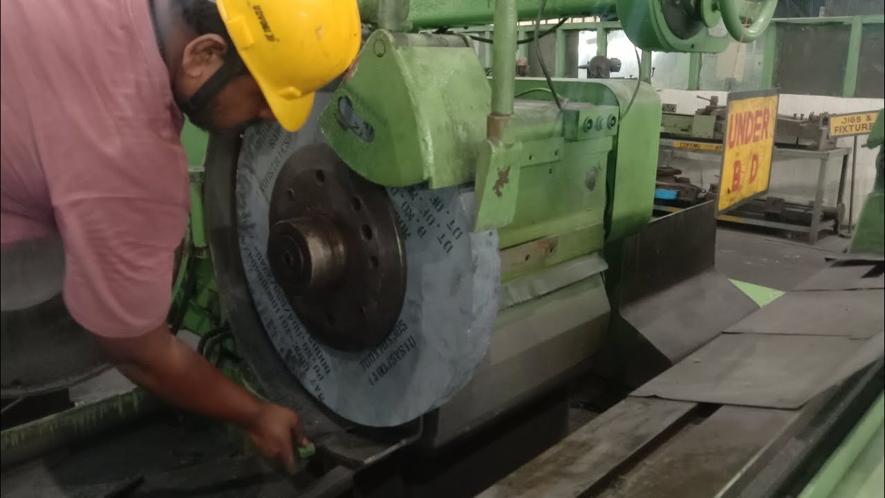 Grinding wheel 🎡 Replacement || Giant Cylindrical grinding machine