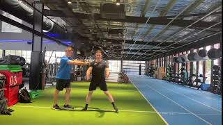 Knee Dominant- Partner Push Lateral Lunge