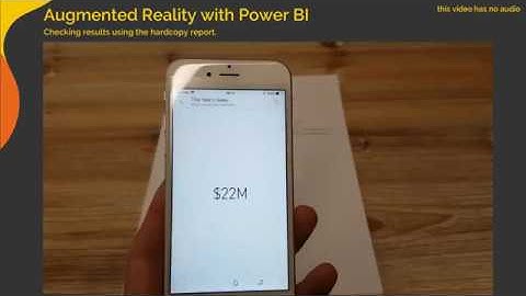 Power BI Augmented Reality