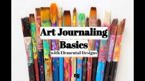 Art Journaling Basics :  Creating a Collage : The last steps : Follow ALong