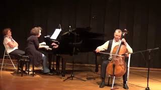 Saint  Saens - cello Concerto N, (1) Sokratis Kanas (cello)-Δήμητρα Μαντζουρατου (piano)