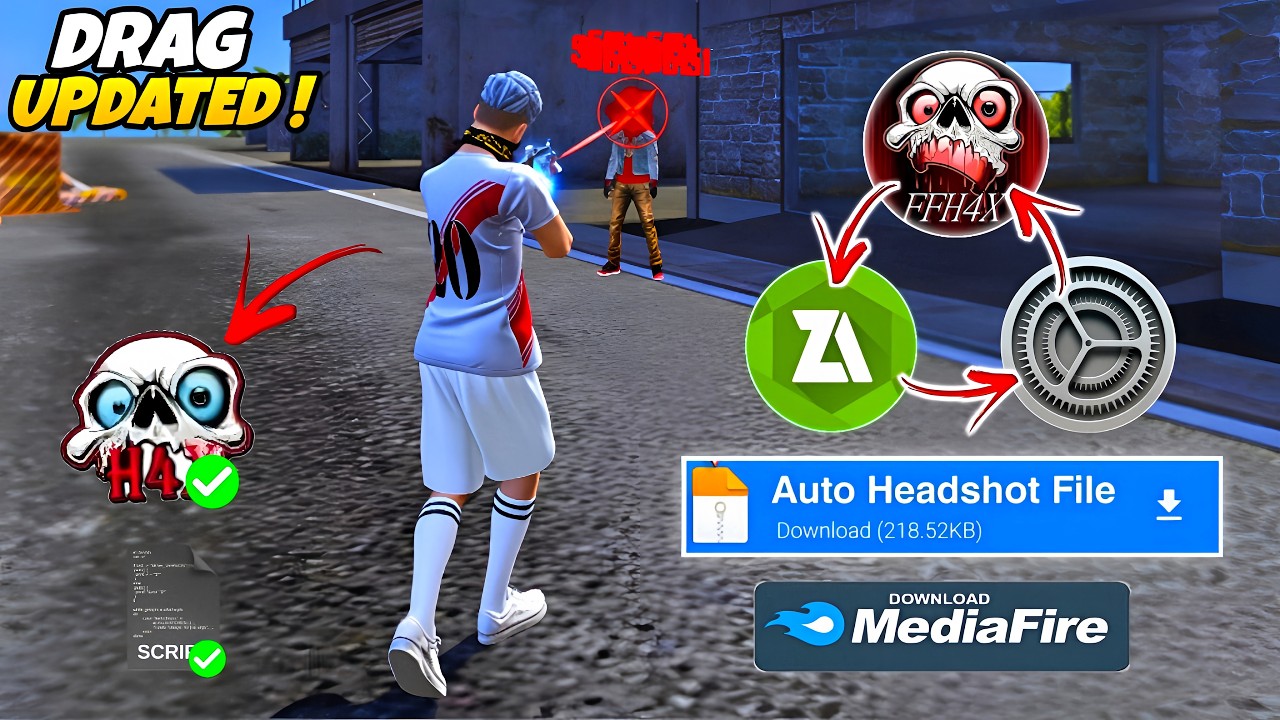 Free Fire Auto Headshot Config File🎯🌠 Macro Aimbot + No Recoil Regedit ‼️ Antiban VIP Script 👽