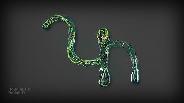 Fluid Curve Follow in Houdini