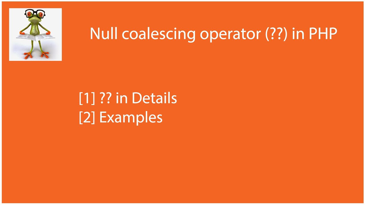 null coalescing operator assignment php