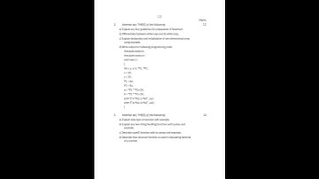 (Pic) msbte k scheme summer 2025 Programming in C imp paper #312303 #kscheme #msbte #diploma