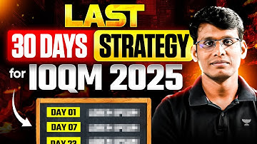 Last One Month Strategy for IOQM 2025 | Prashant Jain #ioqm #ioqm2025